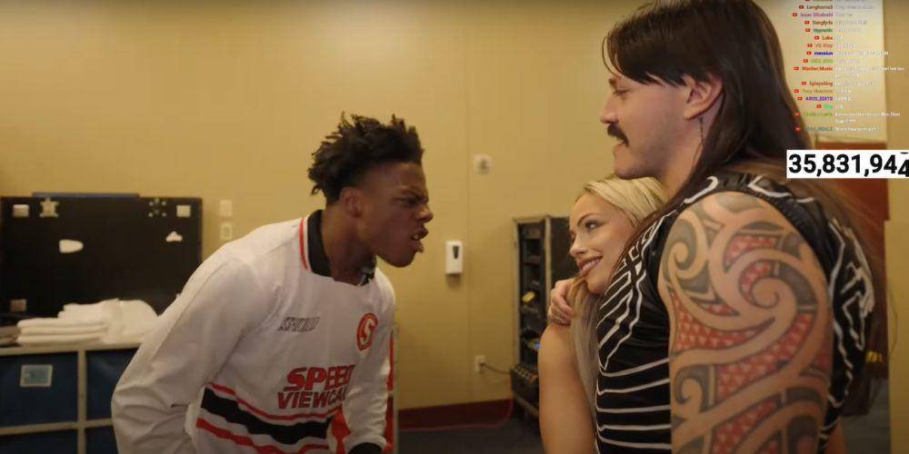 potret IShowSpeed bersama Dominik Mysterio dan Liv Morgan (youtube.com/@IShowSpeed)