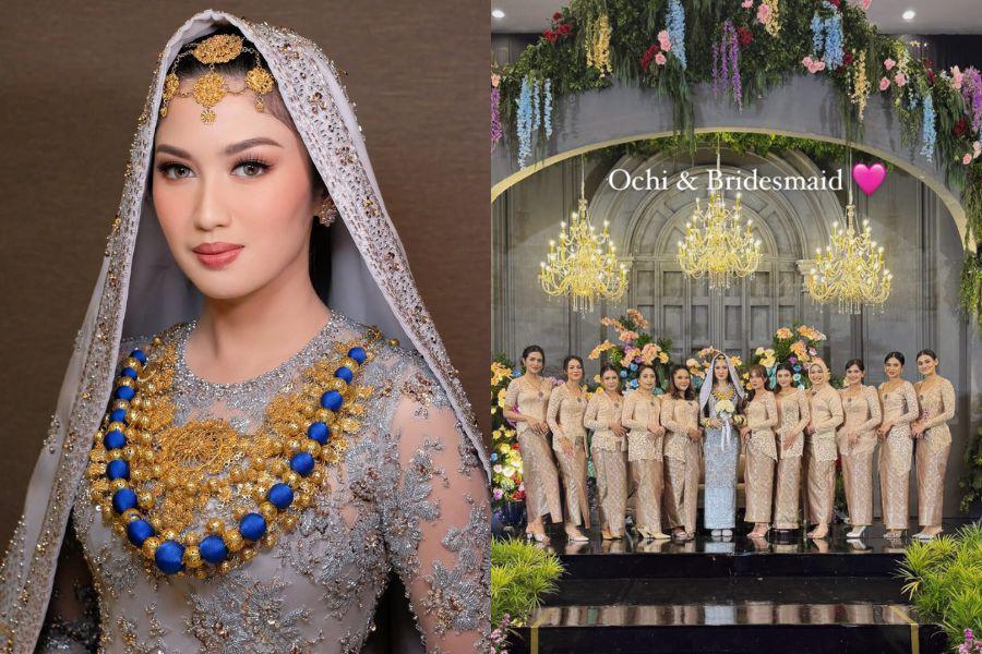 7 Gaya Busana dan Makeup Akad Ochi Rosdiana, Mewah Pakai Adat!