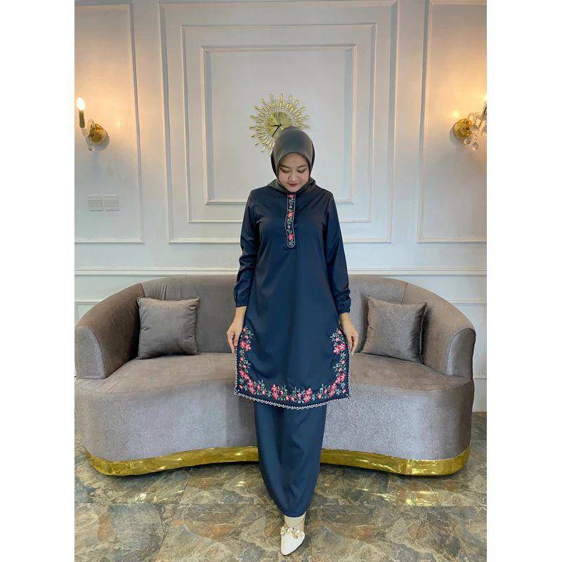 Rinjhon Fashion Padang Baju Kurung Zaheera (shopee.co.id/rinjhonfashionpadang)