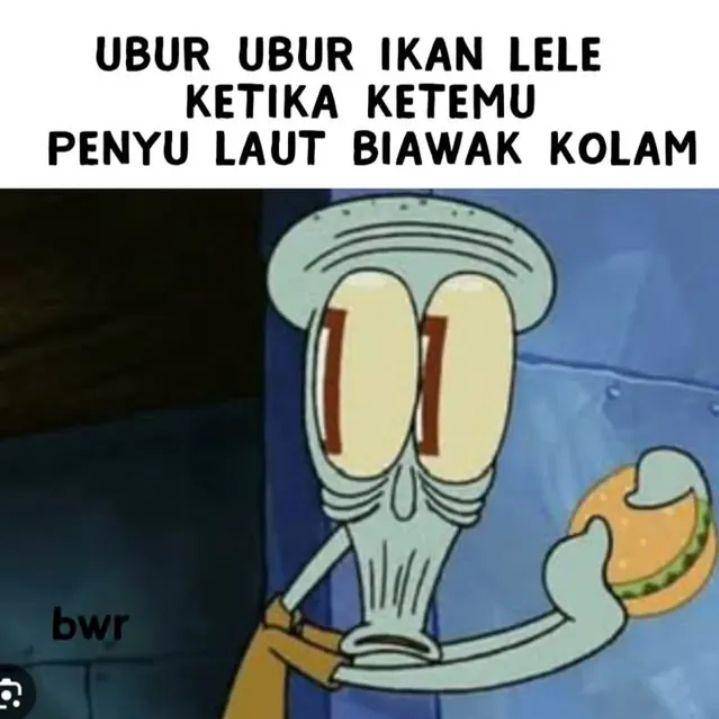 meme ubur-ubur ikan lele (instagram.com/pos.total)