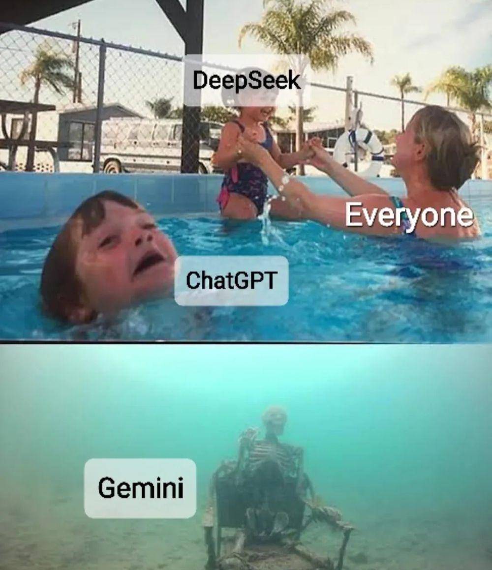 meme DeepSeek (instagram.com/hardcorecoder)