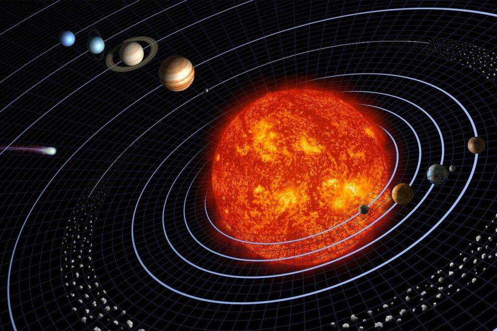ilustrasi planet mengorbit matahari (pixabay.com/WikiImages)