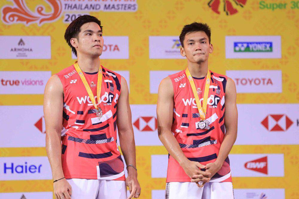 Muhammad Shohibul Fikri/Daniel Marthin menjadi runner up Thailand Masters 2025 (dok.PP PBSI)