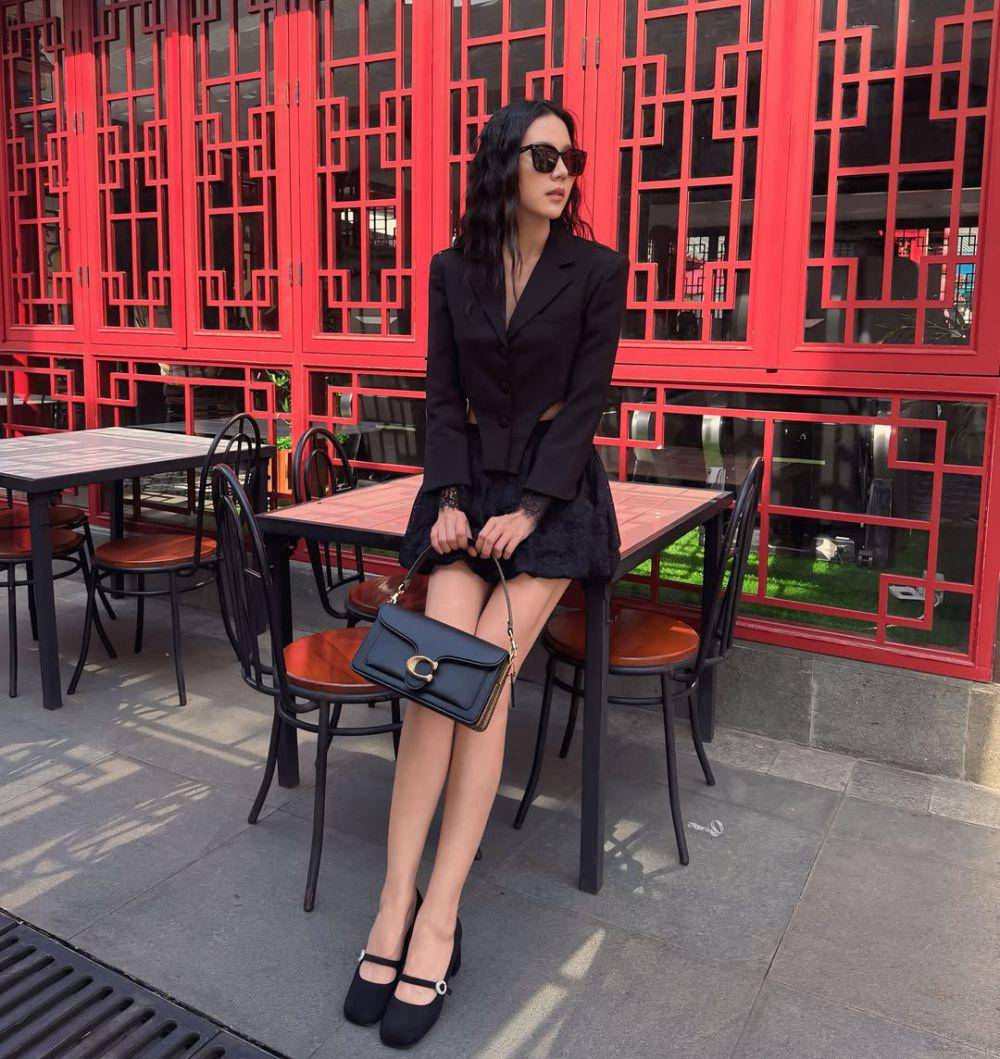 ide mix and match mini skirt ala Agnes Jennifer (instagram.com/agnes_jennifer)