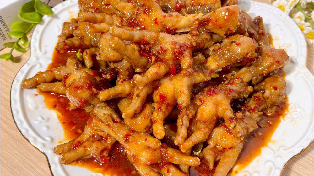 Resep Ceker Ayam Pedas Manis, Cocok buat Lauk Makan Siang