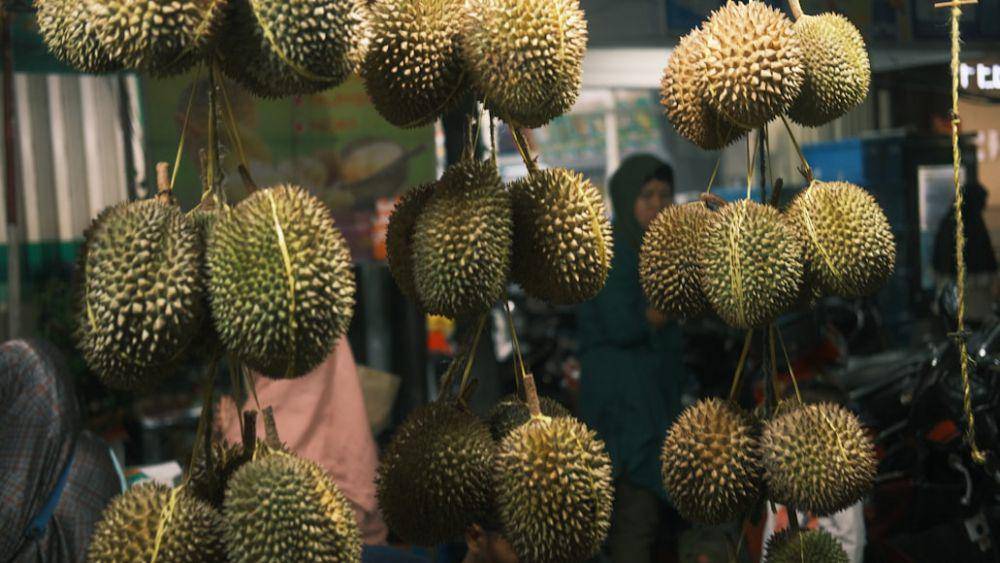 ilustrasi buah durian (unsplash.com/davidkristianto)