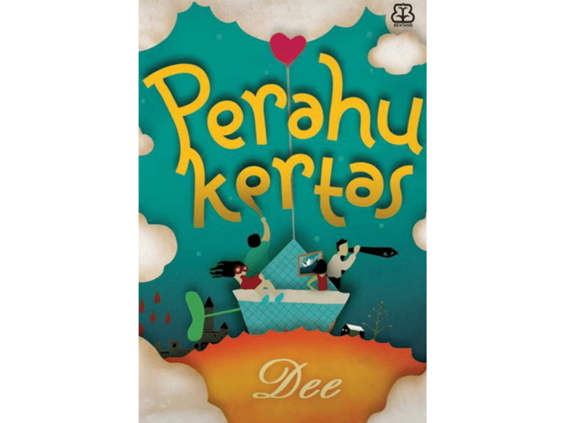 Sampul buku Perahu Kertas. (Dok. Goodreads.com)