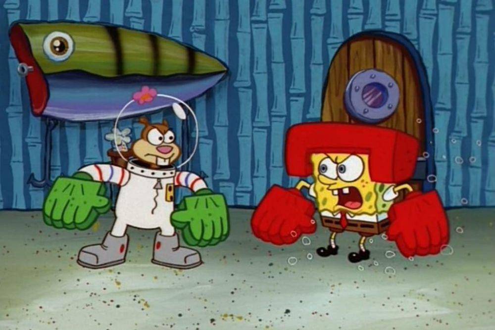 cuplikan episode Karate Chopper (dok. Nickelodeon/SpongeBob Squarepants)