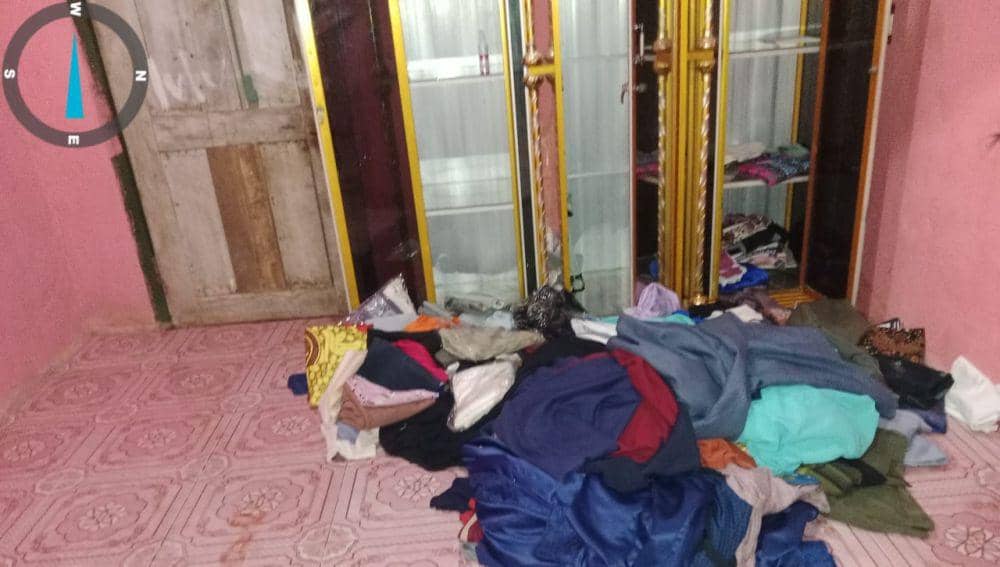 Lokasi rumah yang menjadi lokasi permpokan (Dok: Polsek Muara Telang)