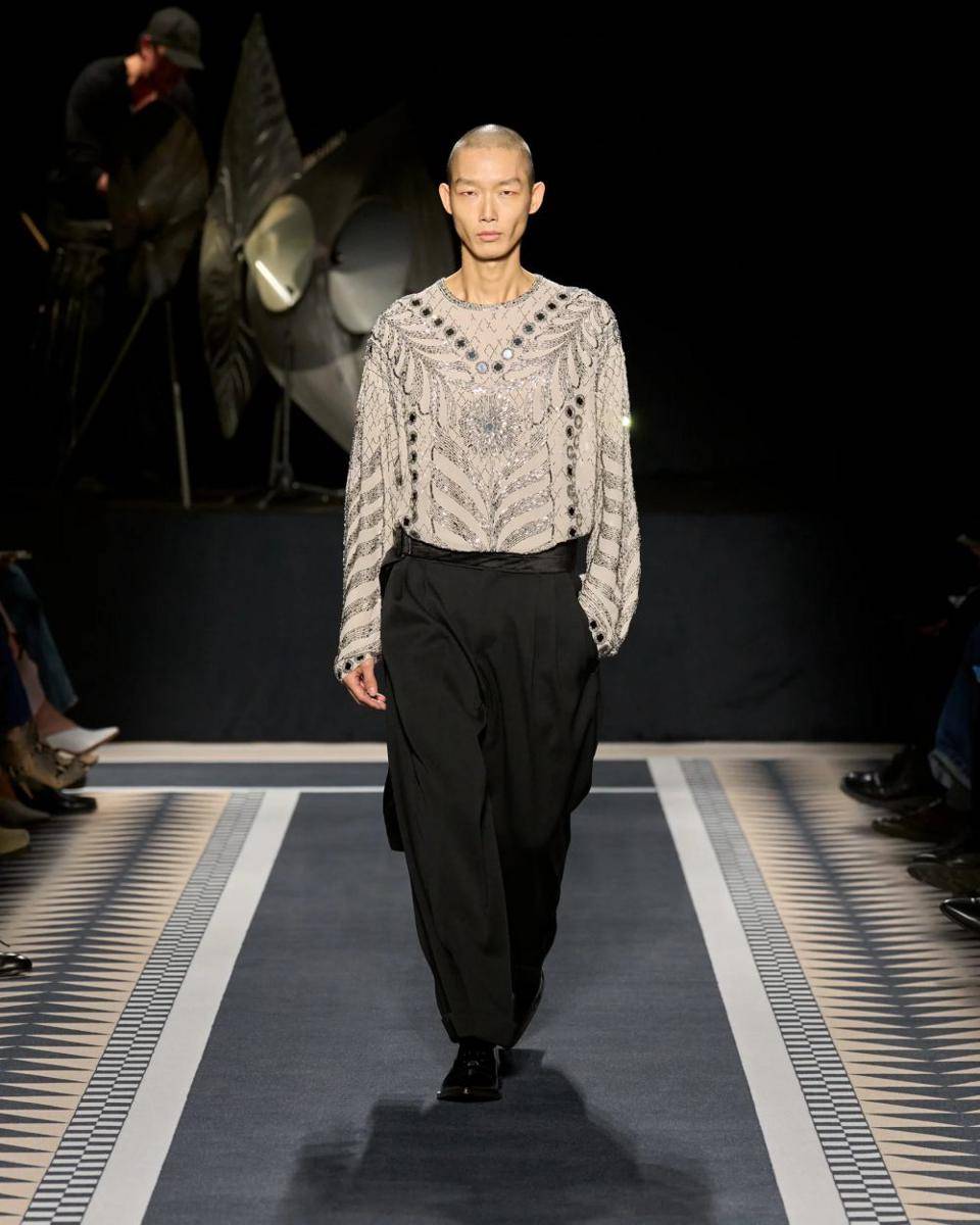 Lanvin A/W 2025-26 di Paris Fashion Week Menswear (dok. Lanvin)