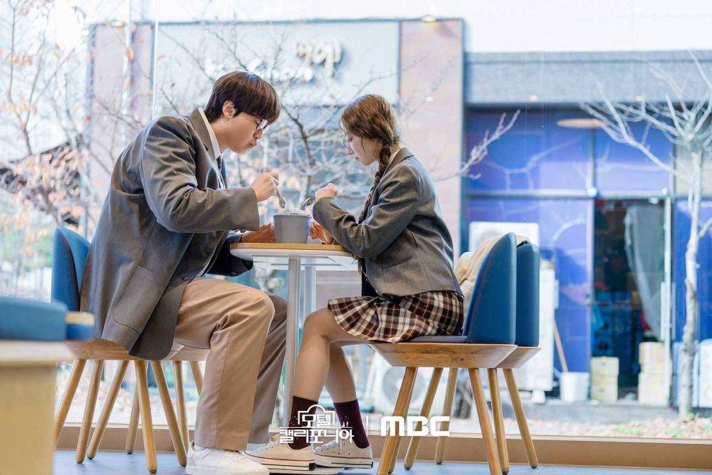 Cheon Yeon Soo (Na In Woo) dan Ji Kang Hee (Lee Se Young) dalam drama Motel California (dok. MBC/Motel California)