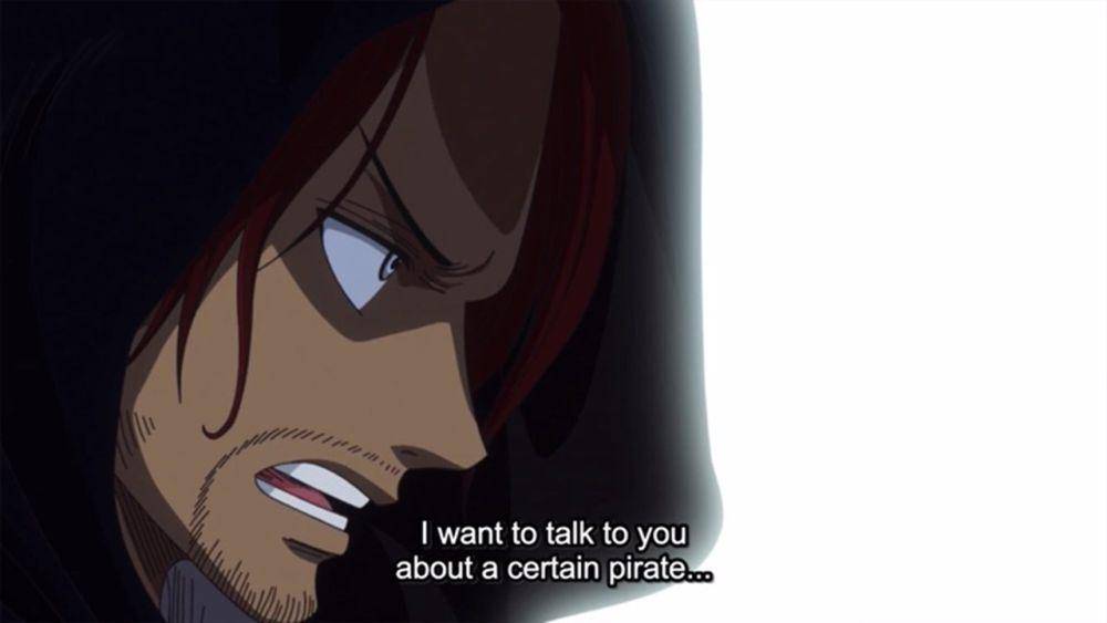 Shamrock, yang menemui Gorosei, sempat dikira sebagai Shanks. (dok. Toei Animation/One Piece)
