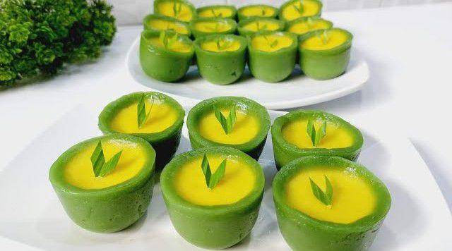 kue telaga emas pandan (YouTube.com/DAPUR NAJWA)