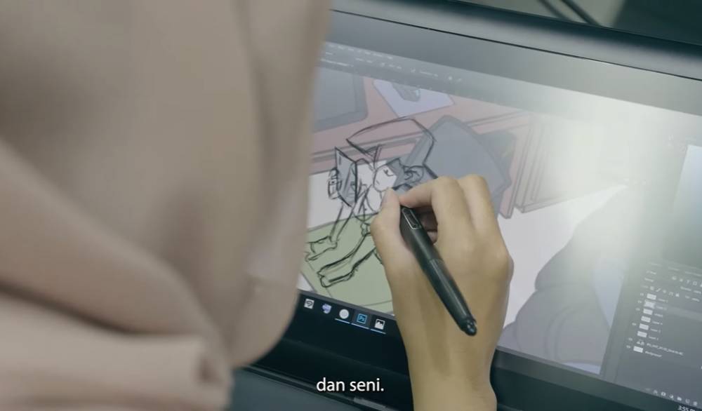 ilustrasi mahasiwa Telkom University (youtube.com/Telkom University)