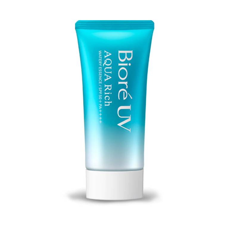 Biore UV Aqua Rich Watery Essence SPF 50+ PA++++ (shopee.co.id/Kao Official Shop)