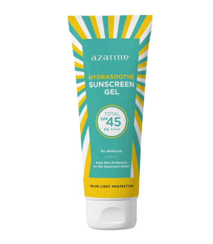 Azarine Hydrasoothe Sunscreen Gel SPF 45 PA++++ (shopee.co.id/Azarine Cosmetic Official Shop)