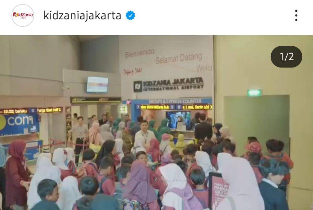 Potret anak-anak bermain di KidZania Jakarta (instagram.com/kidzaniajakarta)
