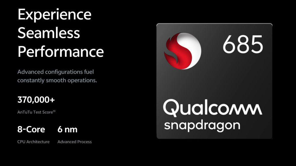 potret chipset Qualcomm Snapdragon 685 (vivo.com)
