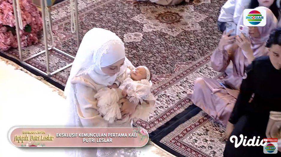 potret perdana Leshia anak kedua Billar Lesti (youtube.com/indosiar)