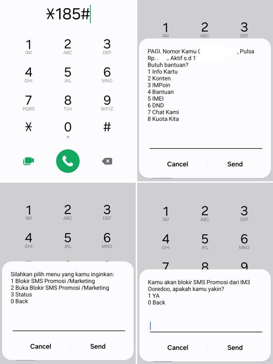 menonaktifkan pop up promosi Indosat via kode UMB (dok. Pribadi/Ahmad Khoirul Anam)