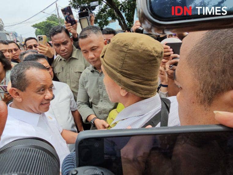 Di Depan Menteri Bahlil, Warga Tangerang Ngamuk Karena LPG Langka