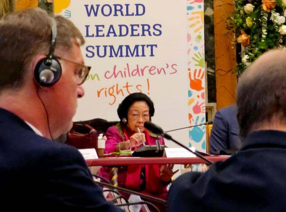 Megawati Soekarnoputri menjadi salah satu pembicara di World Leaders Summit on Children's Rights di Vatikan (dok. PDIP)