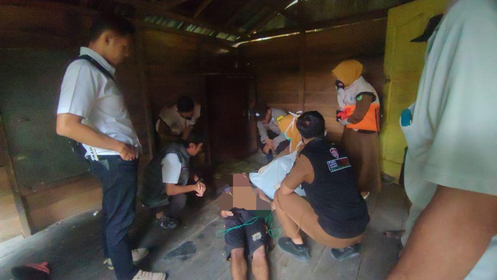 Pria Sebatang Kara asal Lais Muba Ditemukan Tewas di Pondok Kebun