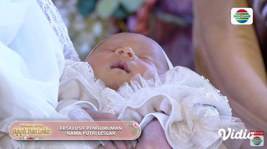 potret perdana Leshia anak kedua Billar Lesti (youtube.com/indosiar)