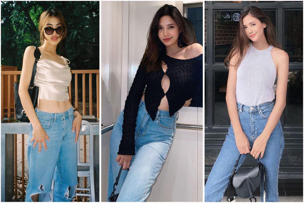 8 Ide OOTD Pakai Celana Jeans ala Marie Broenner, Casual Versi Girly!