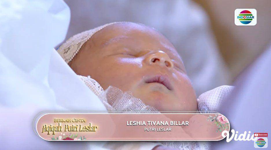 potret perdana Leshia anak kedua Billar Lesti (youtube.com/indosiar)