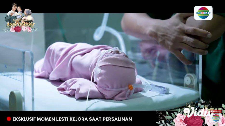momen persalinan Lesti Kejora (YouTube.com/Indosiar)