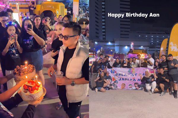 7 Potret Kejutan Ulang Tahun ke-34 Aan Story, Bareng Sahabat Artis