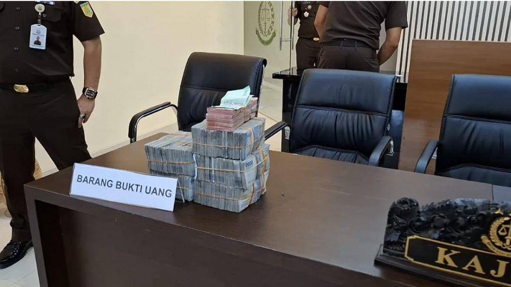 Pengembalian uang kerugian negara. (Dok. IDN Times/istimewa)