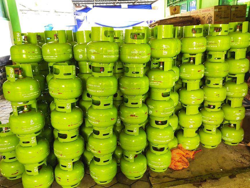 Ilustrasi gas LPG 3 kg. (Dok. Kementerian ESDM)