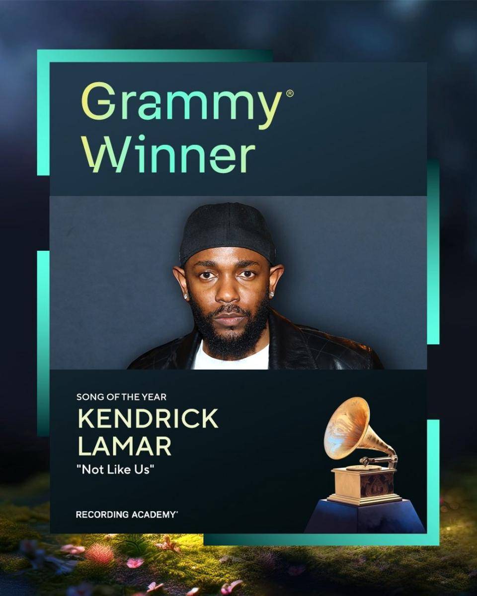 Kendrick Lamar memenangkan Grammy Awards 2025 (instagram.com/recordingacademy)