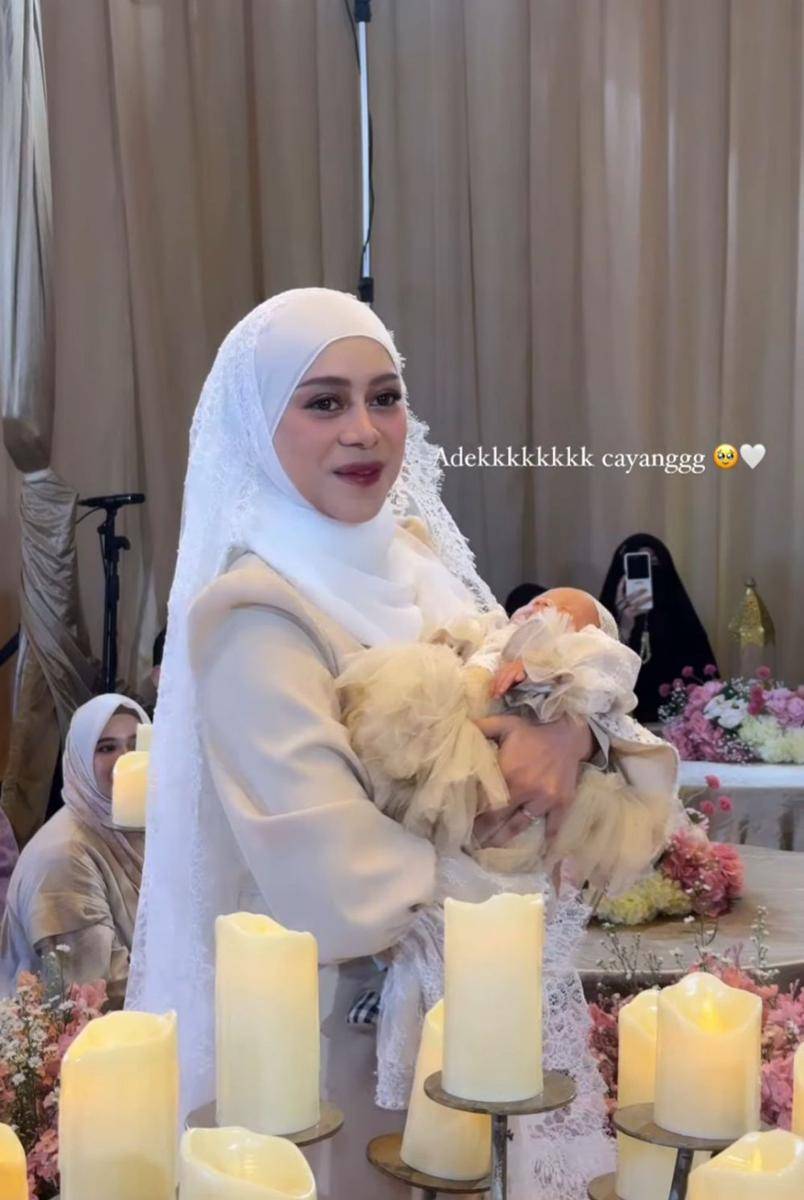 Gaya Lesti Kejora di Akikah Anak Keduanya (instagram.com/valtifanka)