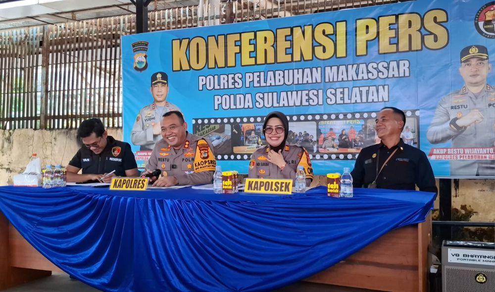 Polres Pelabuhan Makassar Ungkap Penyelundupan Mesin Panen Padi