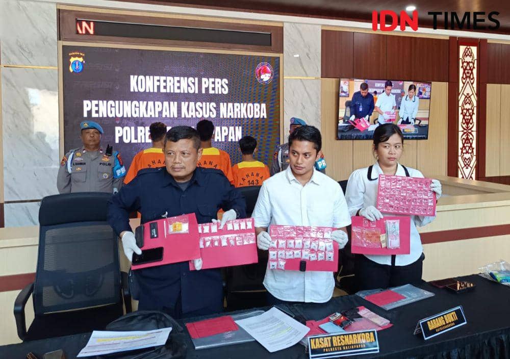 Polisi Bongkar Sindikat Narkoba Gunung Bugis di Balikpapan