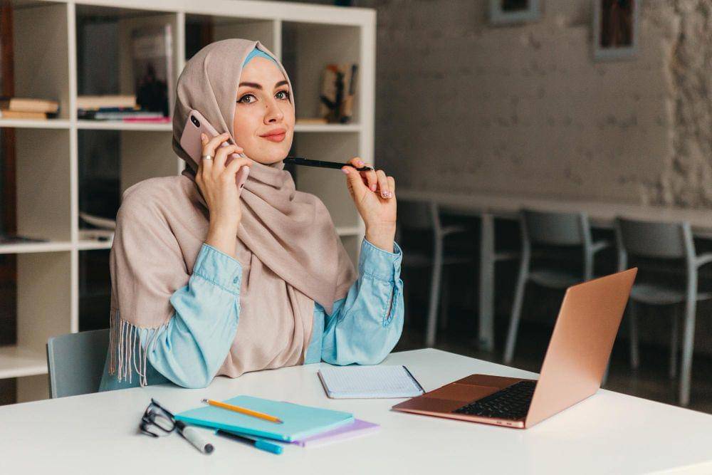ilustrasi bekerja remote
