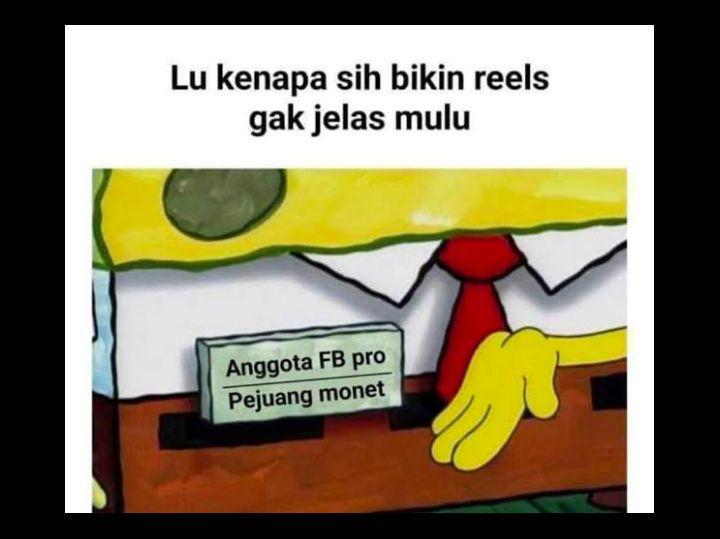 8 Meme Mak-Mak Keranjingan Main FB Pro, Bikin Konten Dapat Cuan Gede?