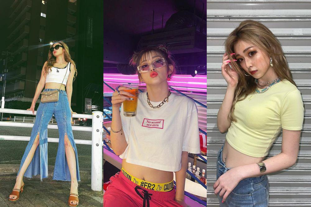 8 Ide OOTD Pakai Crop Top ala Yuna Kogawa, Super Stylish!