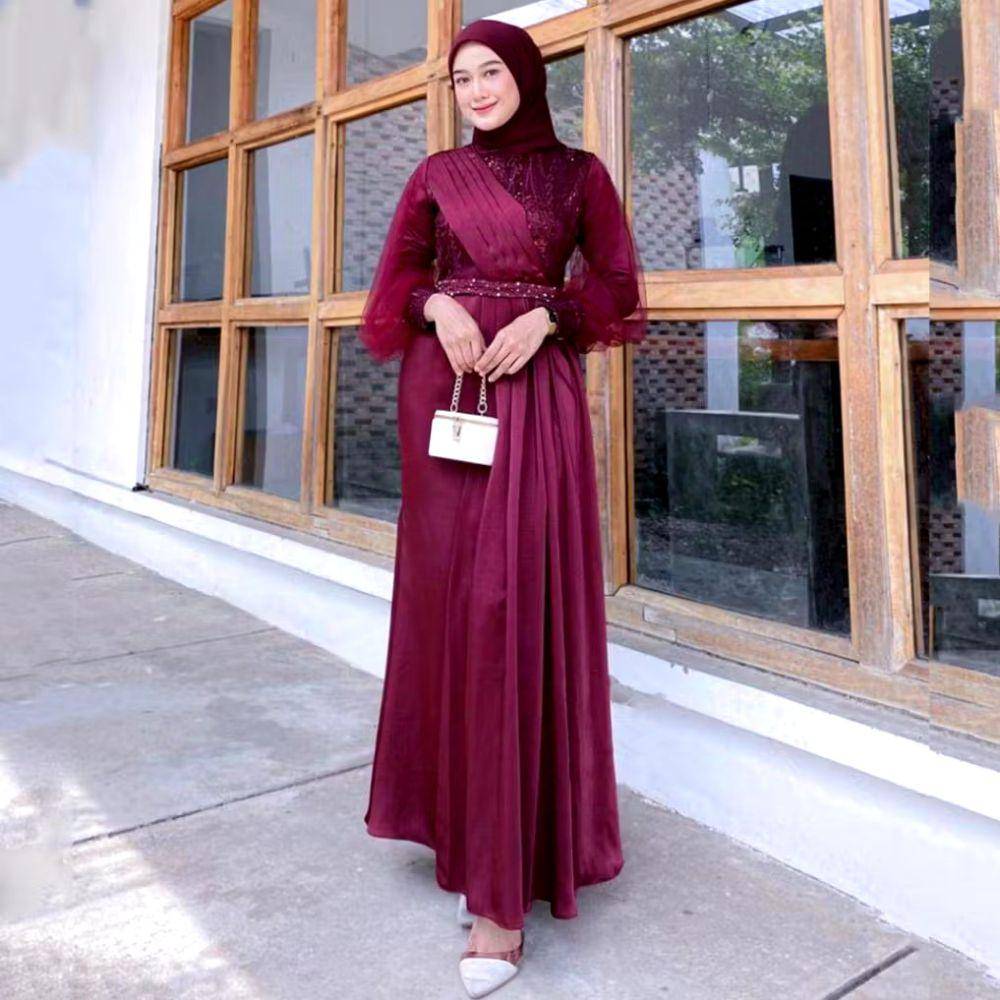 gamis Adeeva (shopee.com/Ahzem Official Store)