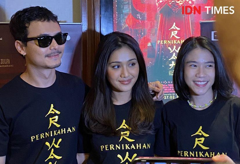 Wajah dan Tubuh Brigitta Full Ditempeli Melati di Pernikahan Arwah