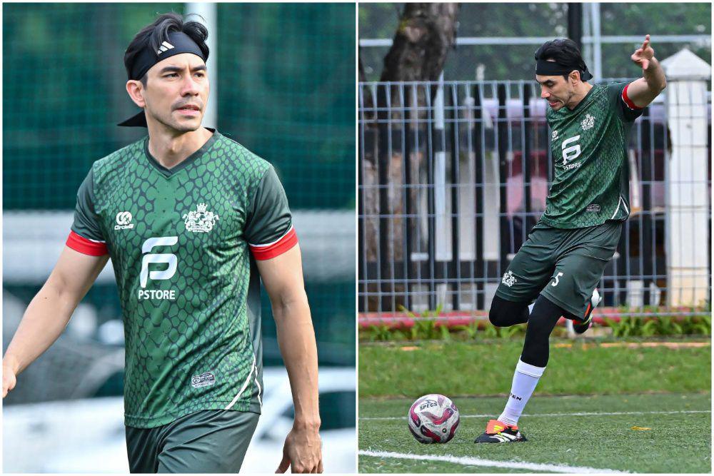 10 Potret Darius Sinathrya Latihan Sepak Bola setelah Vakum 3 Bulan
