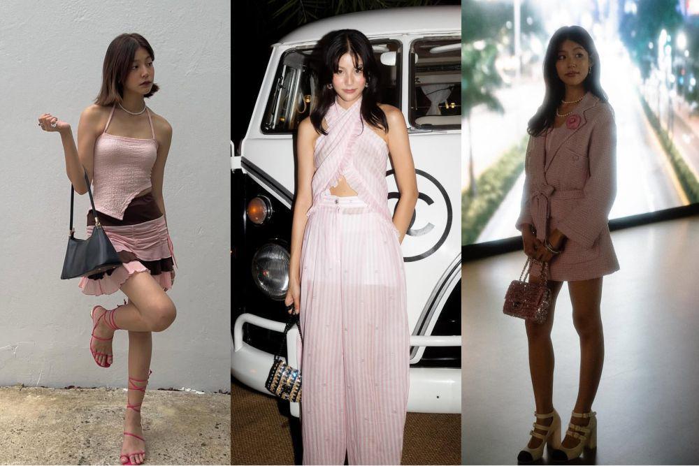 7 Outfit Nuansa Pink ala Baipor Thitiya, Cocok buat Valentine