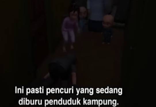 Maling di Kampung Durian Runtuh (dok. Les' Copaque/Upin & Ipin)