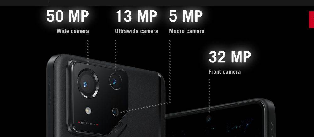 infografik kamera ASUS ROG Phone 9 FE (asus.com)