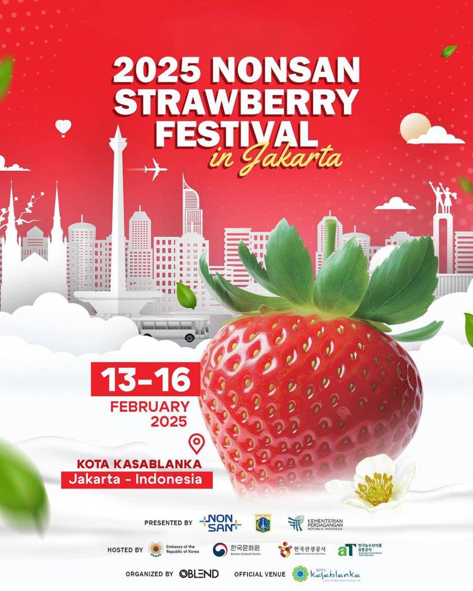 Nonsan Strawberry Festival in Jakarta (Instagram.com/nonsanstrawberryfest.jkt)
