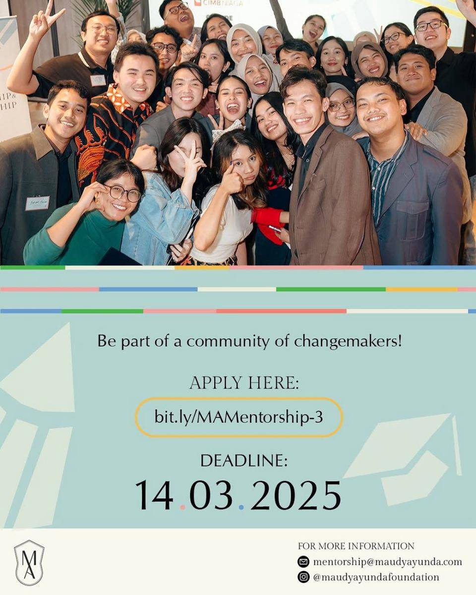 Program Mentorship dan Scholarship Maudy Ayunda (instagram.com/maudyayunda)