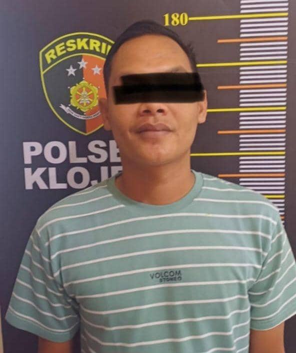 Okta Setiawan, pelaku penganiayaan mantan istri. (Dok. Humas Polresta Malang Kota)